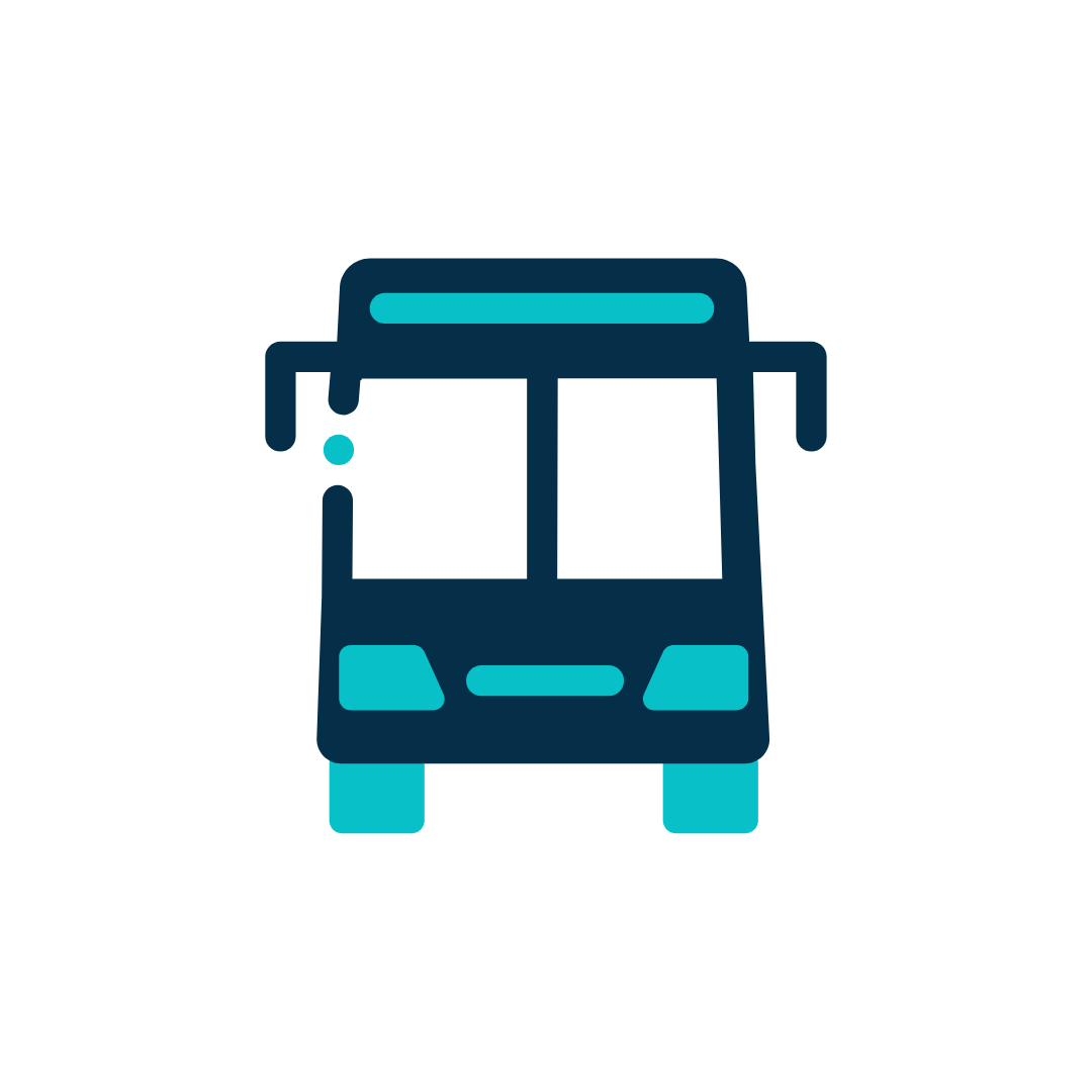 Transit bus icon